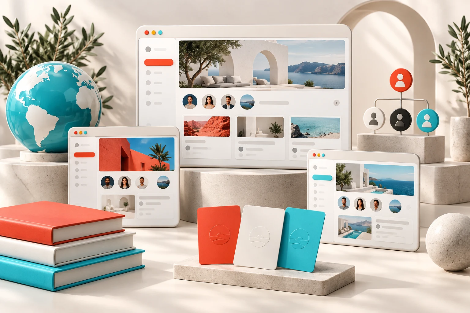Concept illustration of the agency feature collection