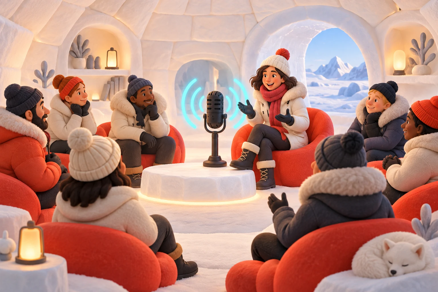 The iGloo launch-week live question and answer session bonus artwork