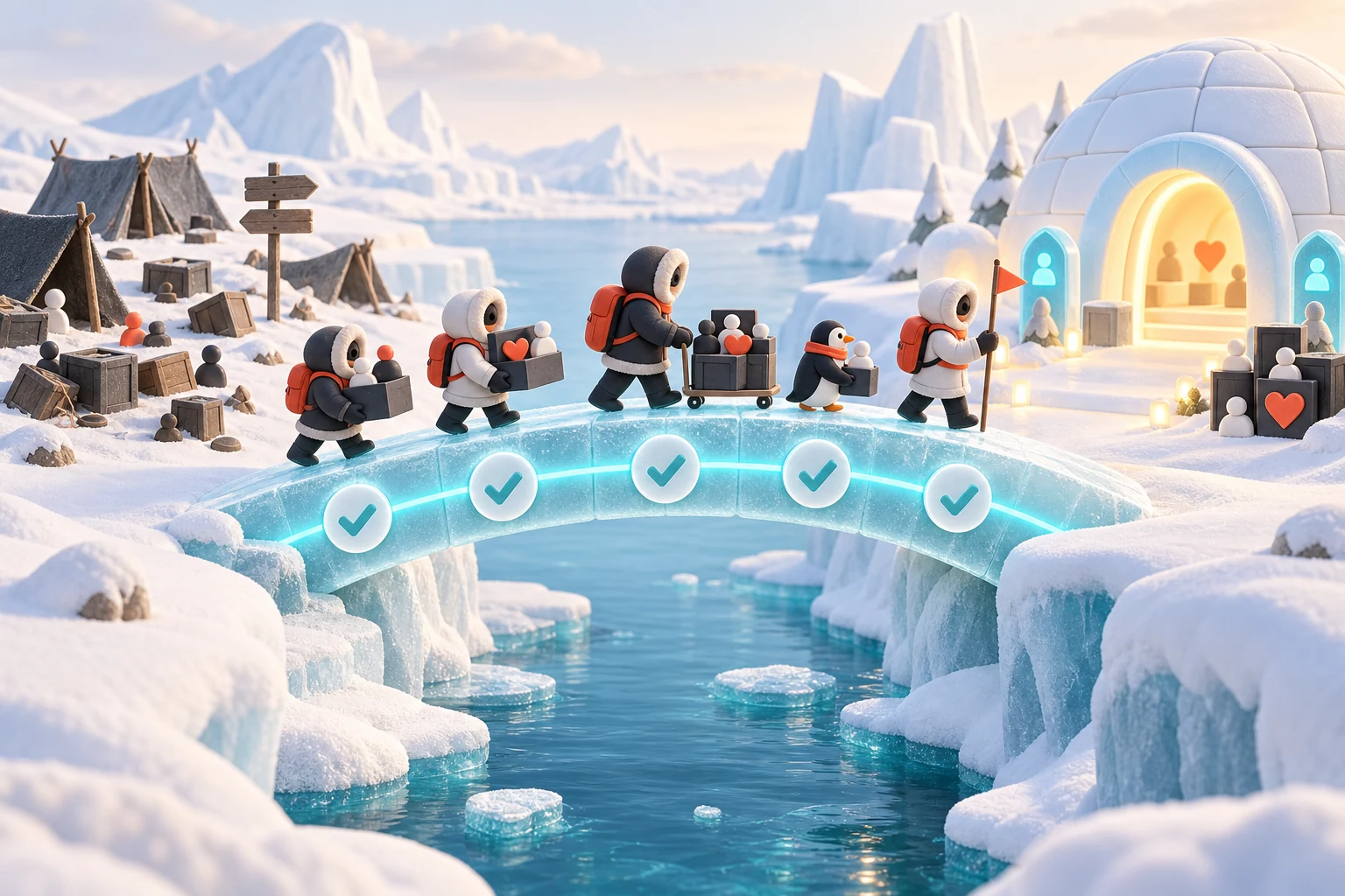 The iGloo migration checklist bonus artwork