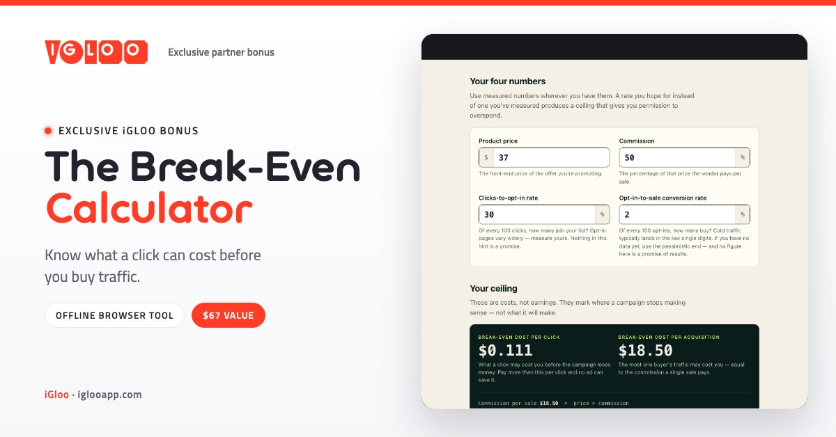 The Break-Even Calculator